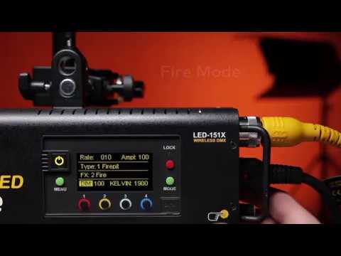 Kino Flo True Match® Firmware 3.0 – Fire Mode